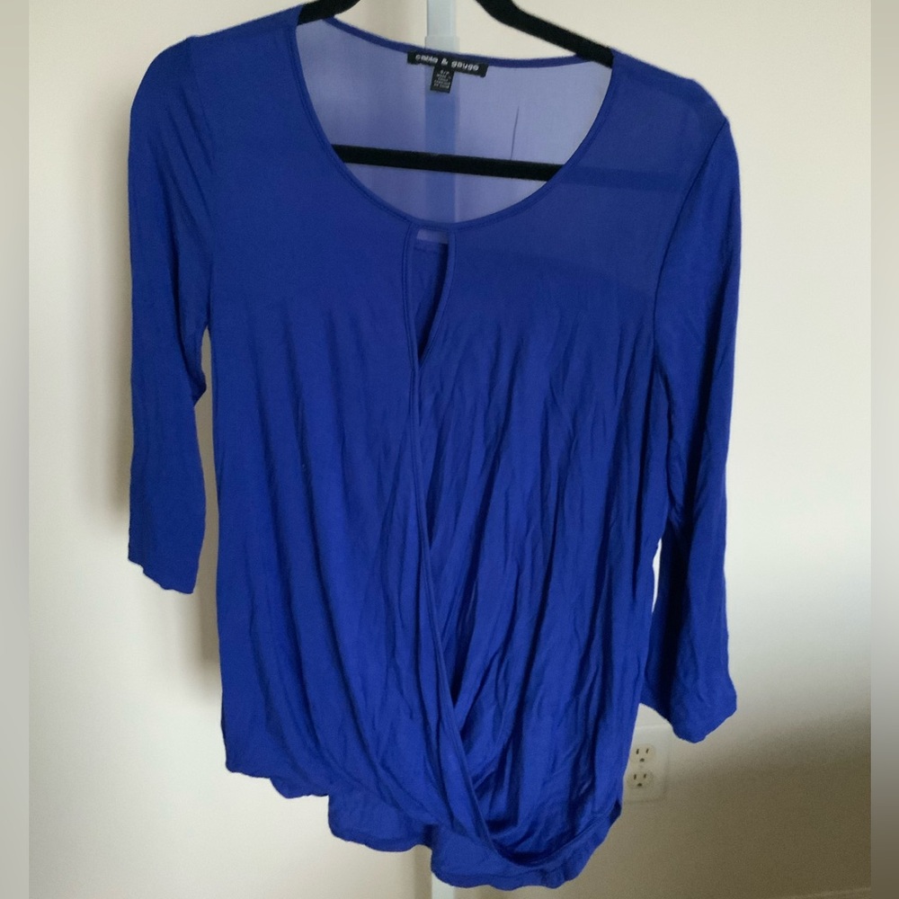 Elegant Blue Blouse